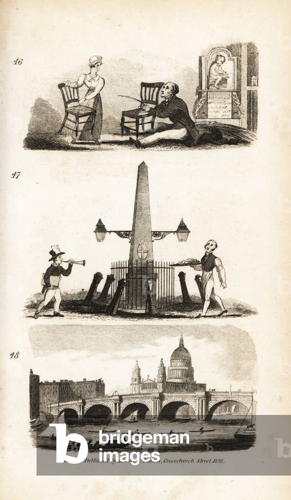 Chair-mender, News Boy, Flying Pieman and Blackfriar’s Bridge