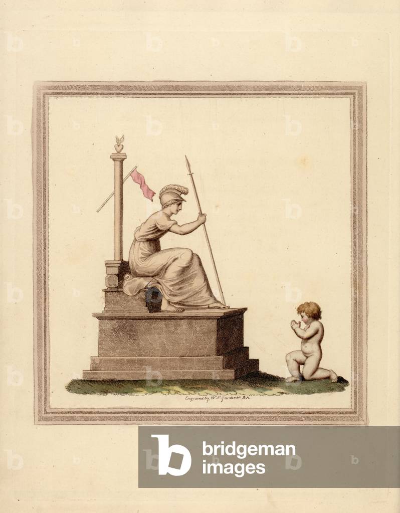 Cupid supplicates Pallas to let him become a volunteer.