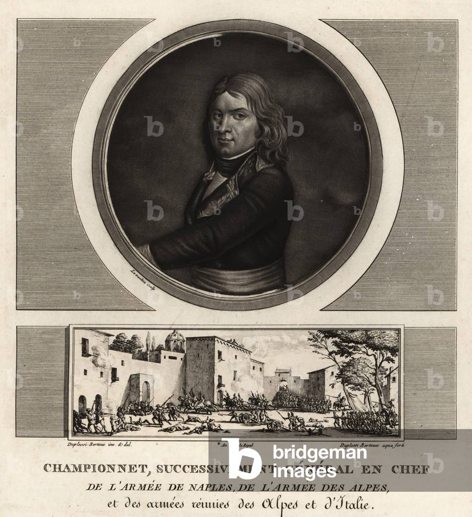 Jean Etienne Vachier Championnet, General en Chef de l'Armee de Naples, des Alpes, d'Italie, 1762-1800
