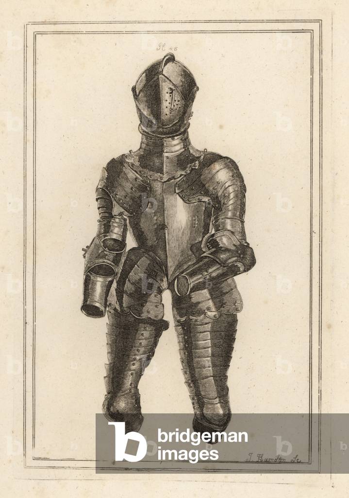 Suit of armour said to have belonged to the Duke of Monmouth