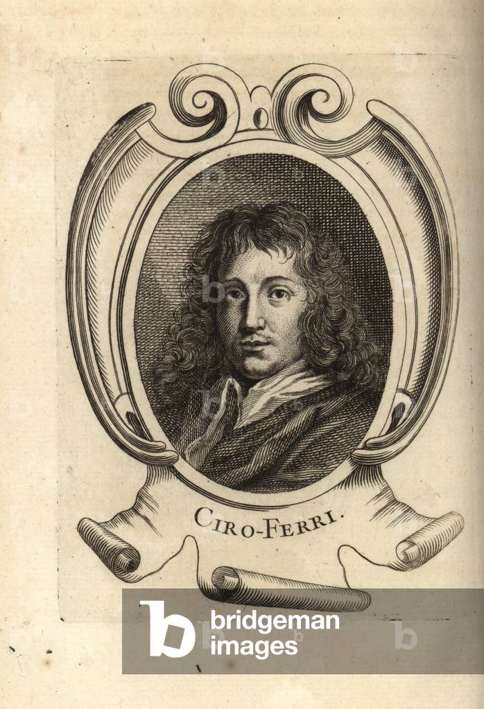 Portrait of Ciro Ferri, Italian Baroque artist.