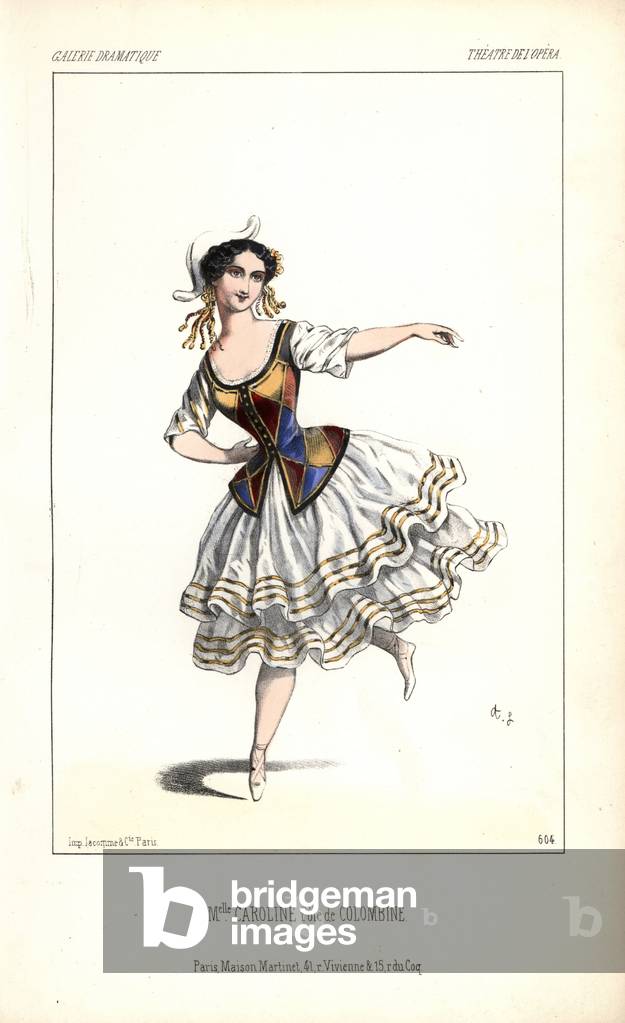 Mlle. Caroline Lassiat in the role of Colombine