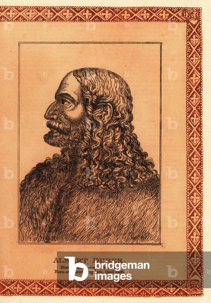 Portrait of Albrecht Durer, German painter, printmaker, and theorist of the German Renaissance, 1471-1528
