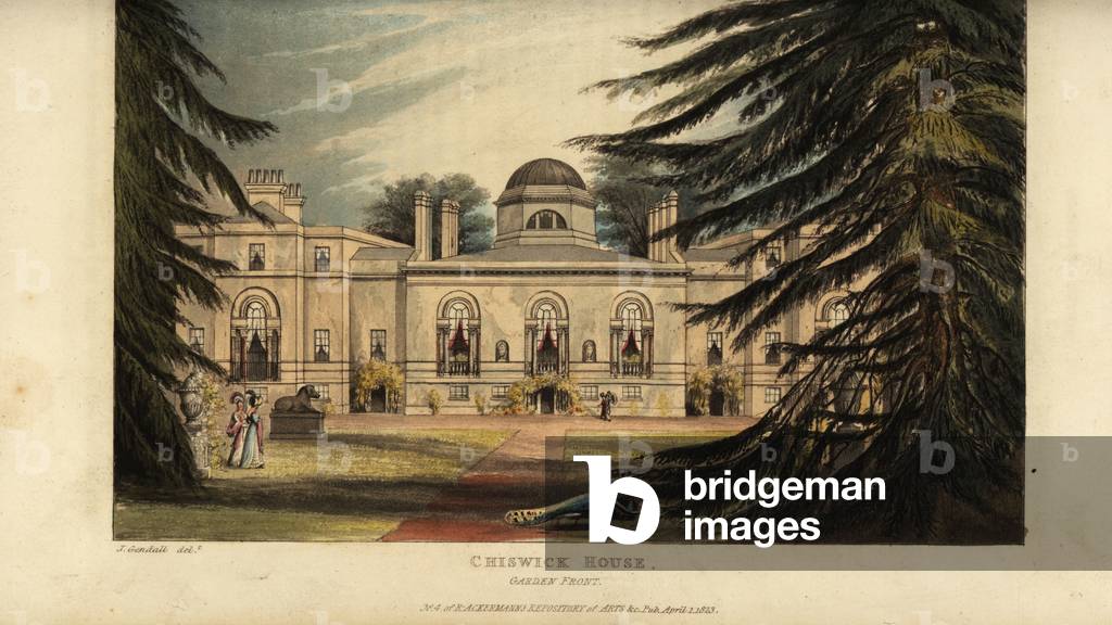 Chiswick House, 1823 (engraving)