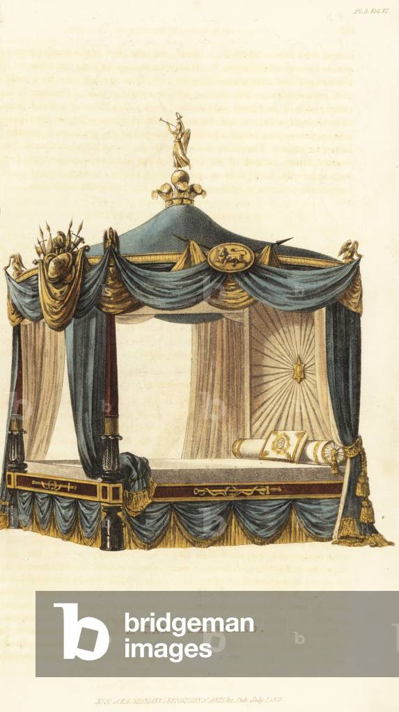 A camp bedstead for a military officer