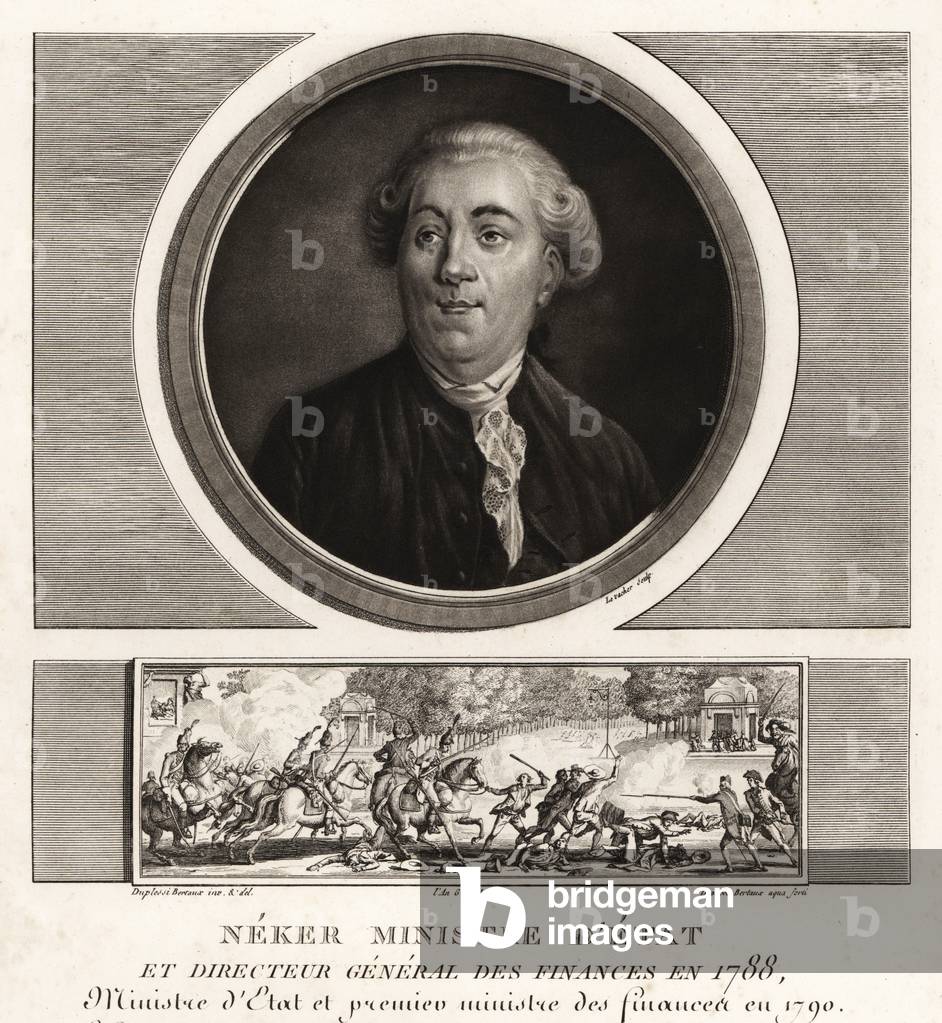 Neker or Jacques Necker, minister of state and director general of finances, 1732-1804
