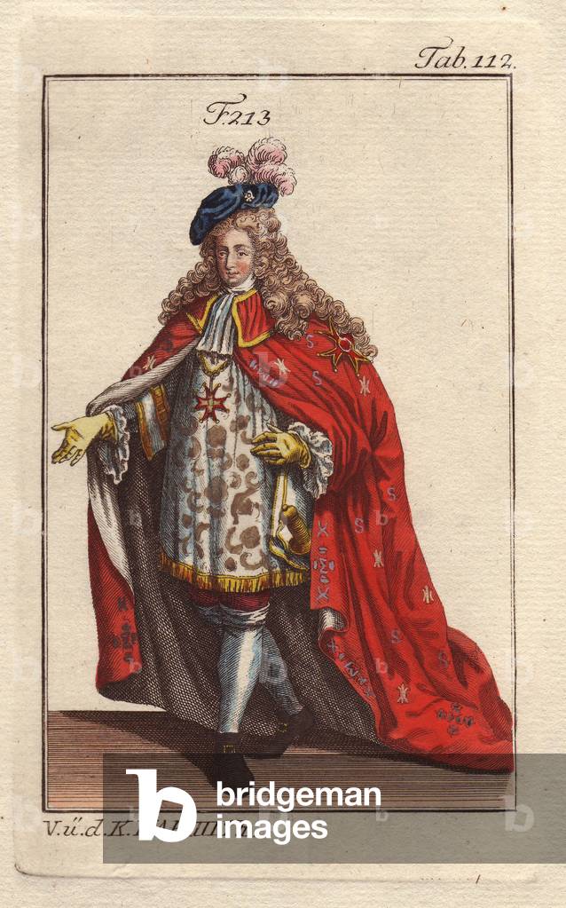 Grand Master of the Order of Our Lady of Mount Carmel, 1796 (engraving)
