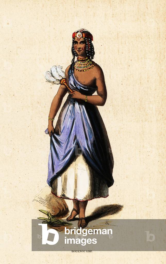 Islamic Kanuri woman of Borno, Nigeria