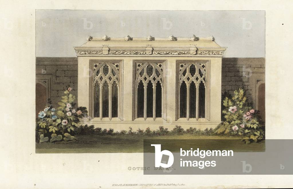 Design for a gothic dairy for a stately home, 1821.