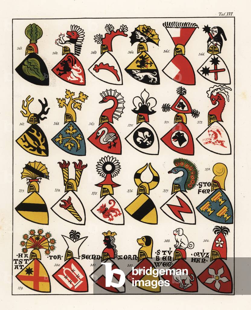 Swiss coats of arms, c. 1359