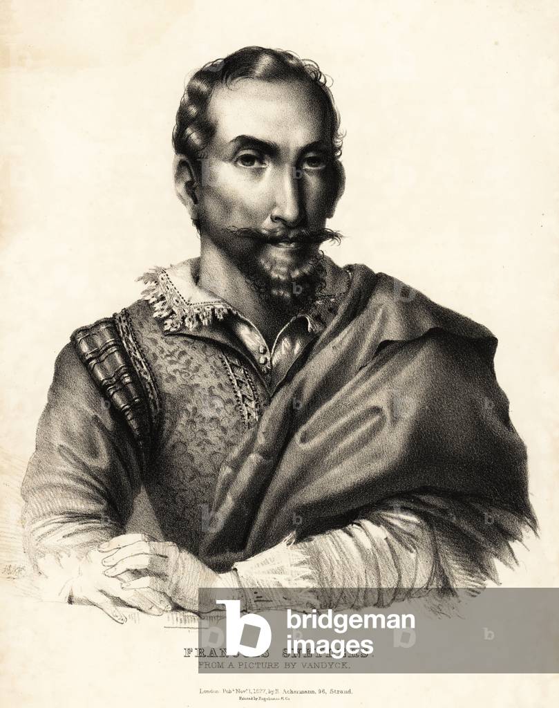 Frans Snyders or Frans Snijders, Flemish painter, 1827 (lithograph)