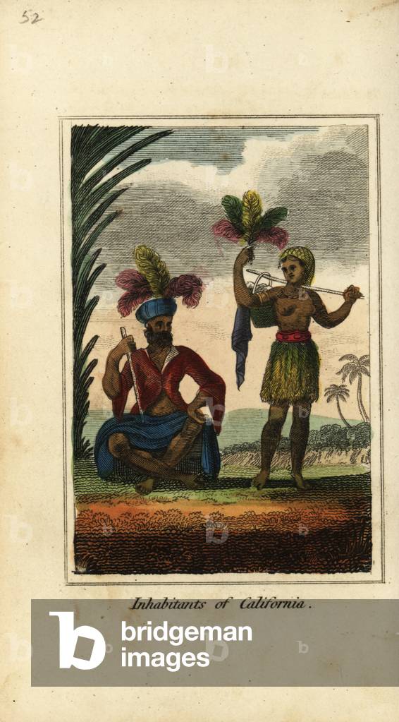 Inhabitants of California, America, 1818