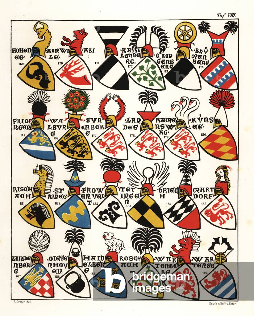 Swiss coats of arms, c. 1351