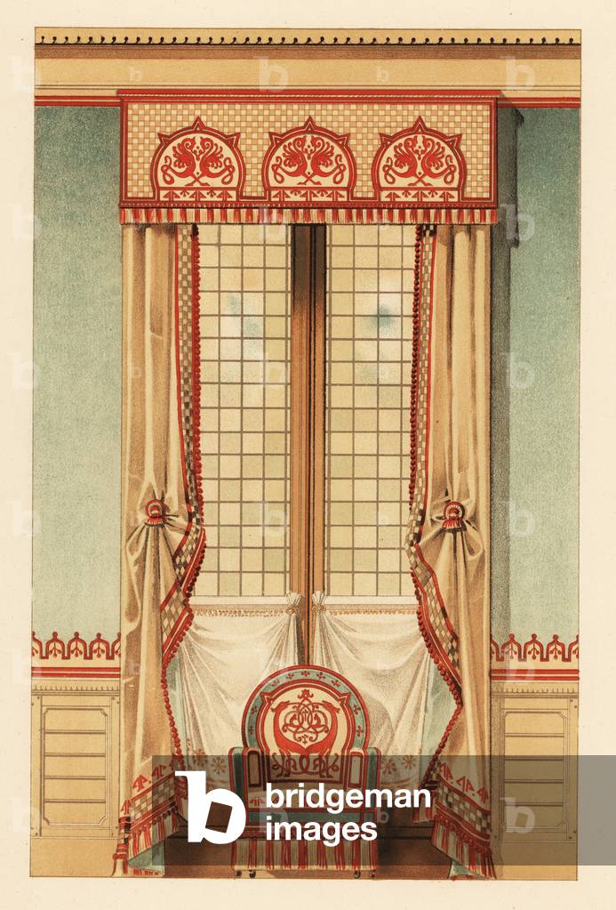 Russian-style wall hanging, circa 1900