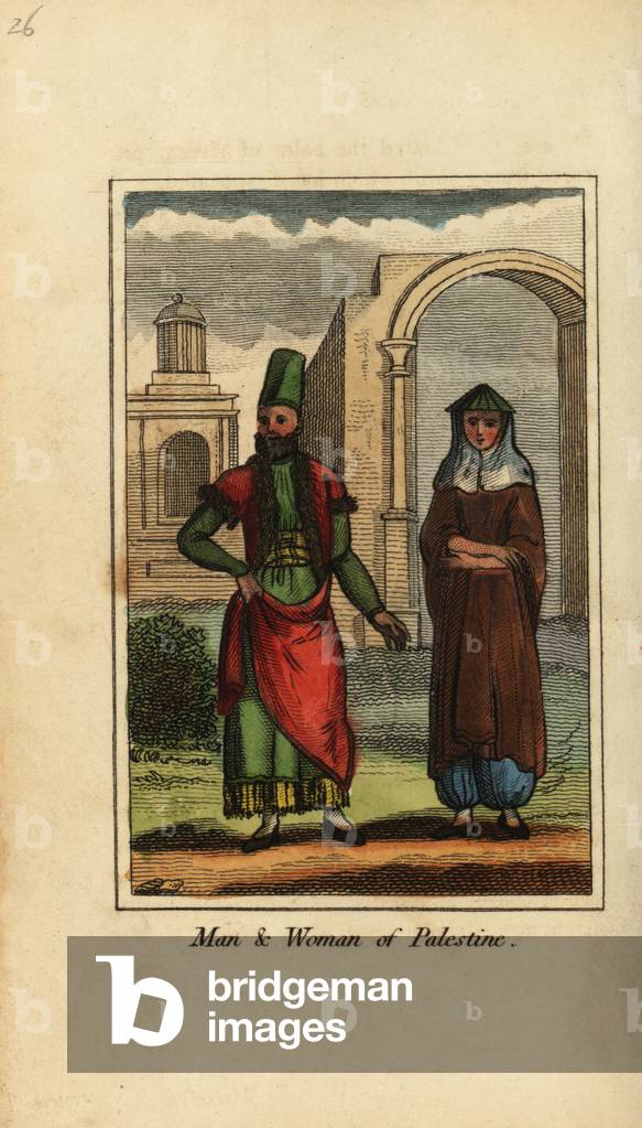 Man and woman of Palestine, 1818
