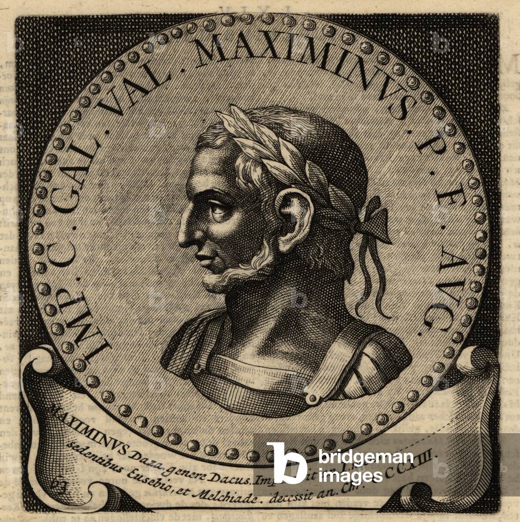 Portrait of Roman Emperor Maximinus II.