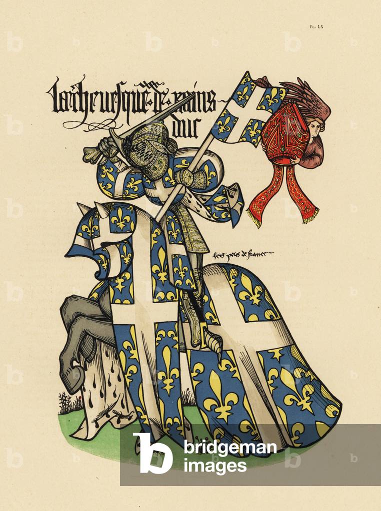 Archbishop of Rheims, Archeveque de Reims, with mitre