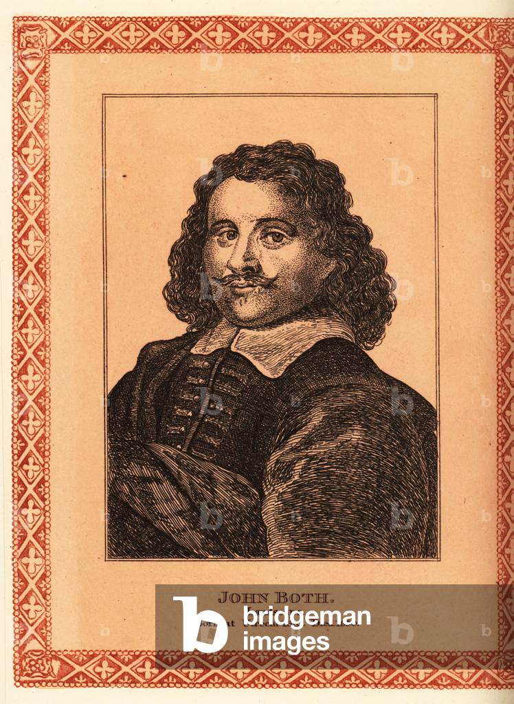 Portrait of Jan Dirksz Both, Dutch painter, draughtsman, and etcher, circa 1610-1652