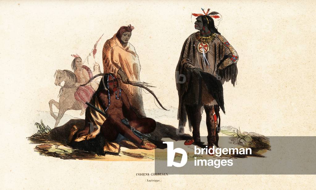 Crow people at Fort Clarke
