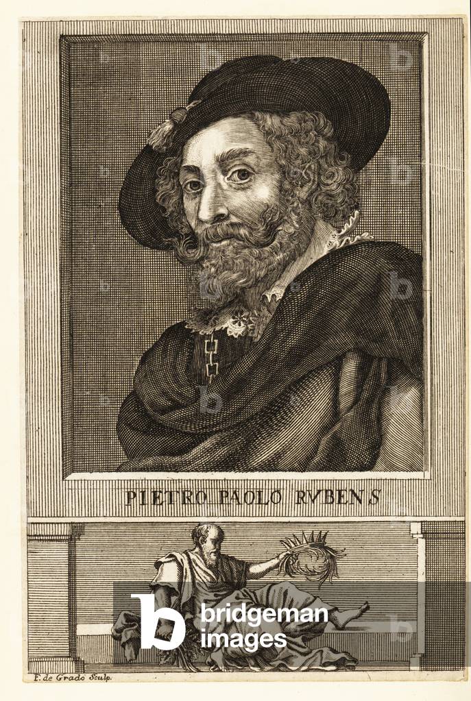 Portrait of Pietro Paolo Rubens, Flemish artist and diplomat, 1577-1640
