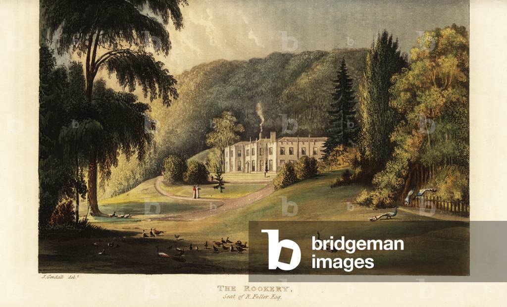 The Rookery, Westcott, Surrey, 1823 (engraving)