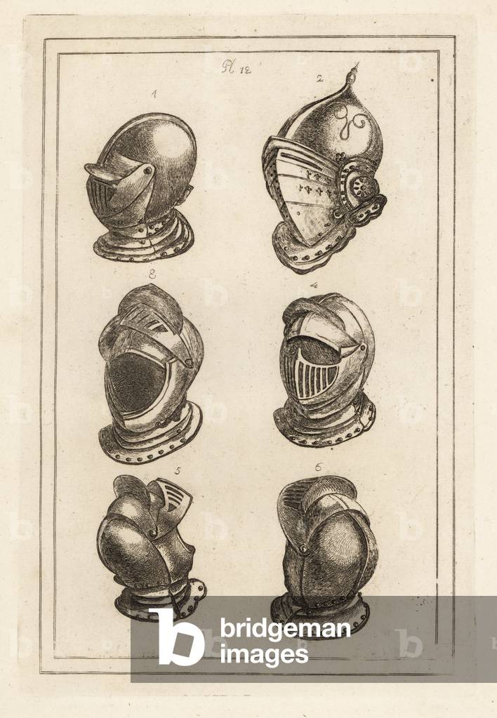 Flemish helmets from the armory at Breda