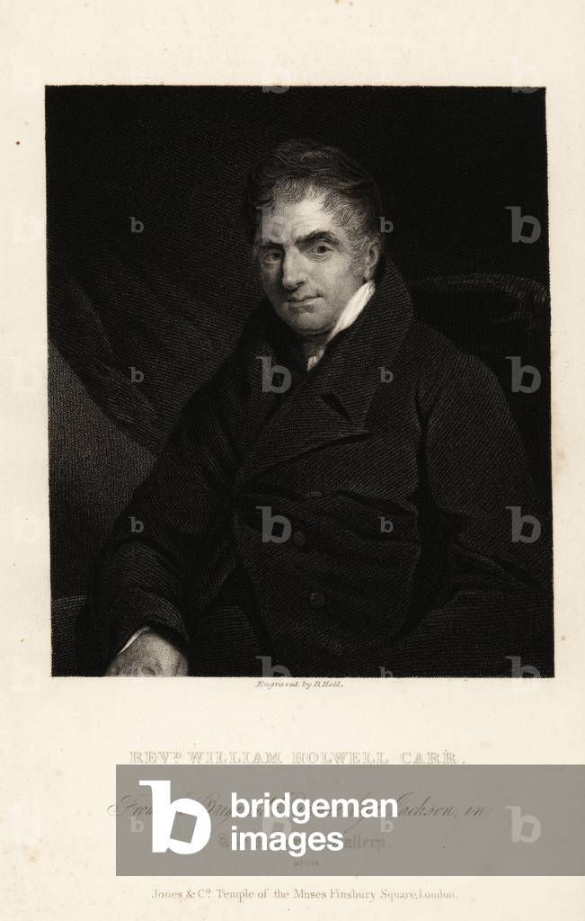 Portrait of Reverend William Holwell Carr, English priest, art dealer, art collector and painter, 1758-1830