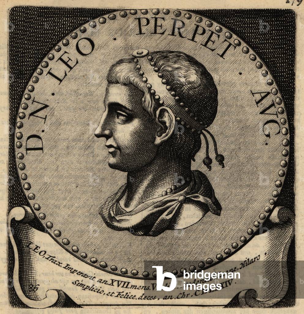 Portrait of Roman Emperor Leo I.