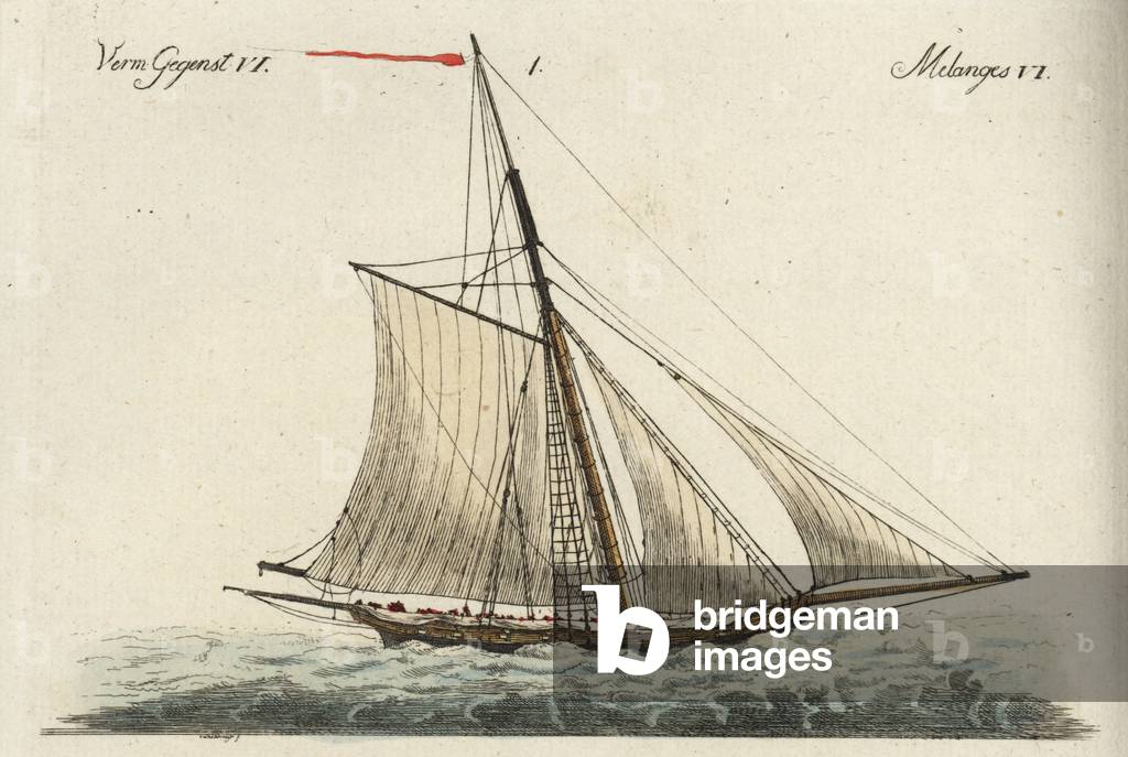 Cutter. Handcoloured copperplate engraving after Christiane Henriette Dorothea Westermayr from Friedrich Johann Bertuch's Bilderbuch fur Kinder (Picture Book for Children), Weimar, 1792.