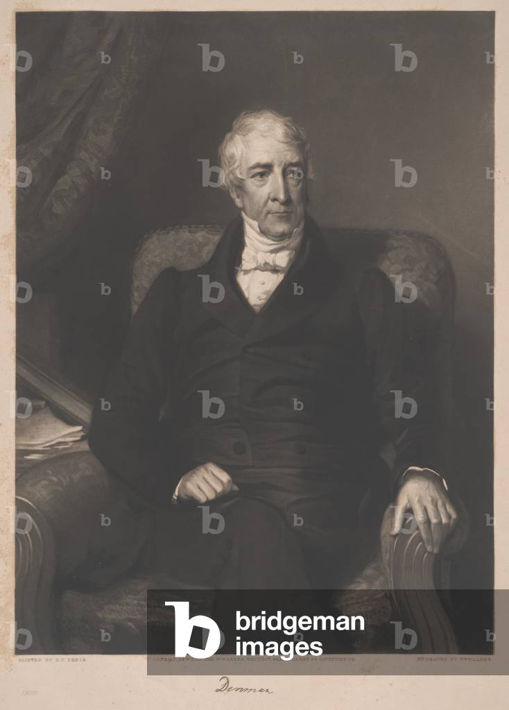 Thomas Denman, engraved by William Walker, 1849 (engraving)