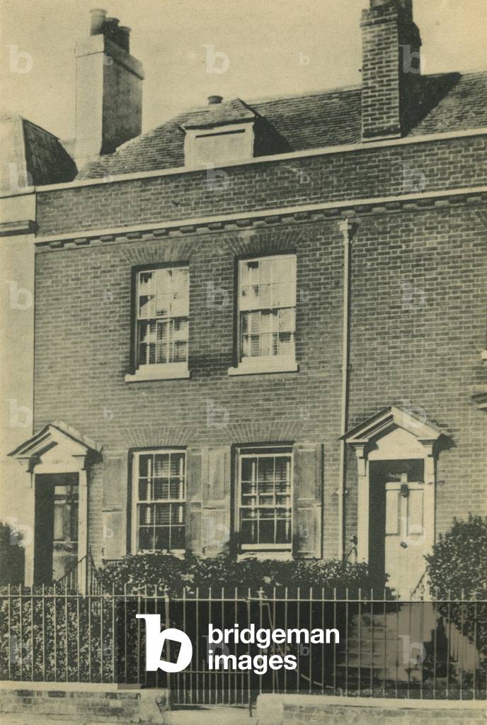 Birthplace of Charles Dickens, Portsmouth (litho)