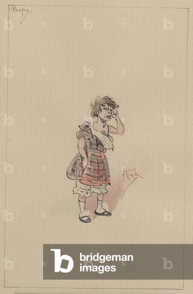 Peepy, c.1920s (pen & ink with w/c on paper)