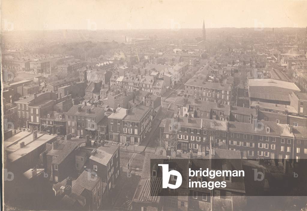 Panorama of Philadelphia, east view - West from shot tower, 1870 (albumen print)