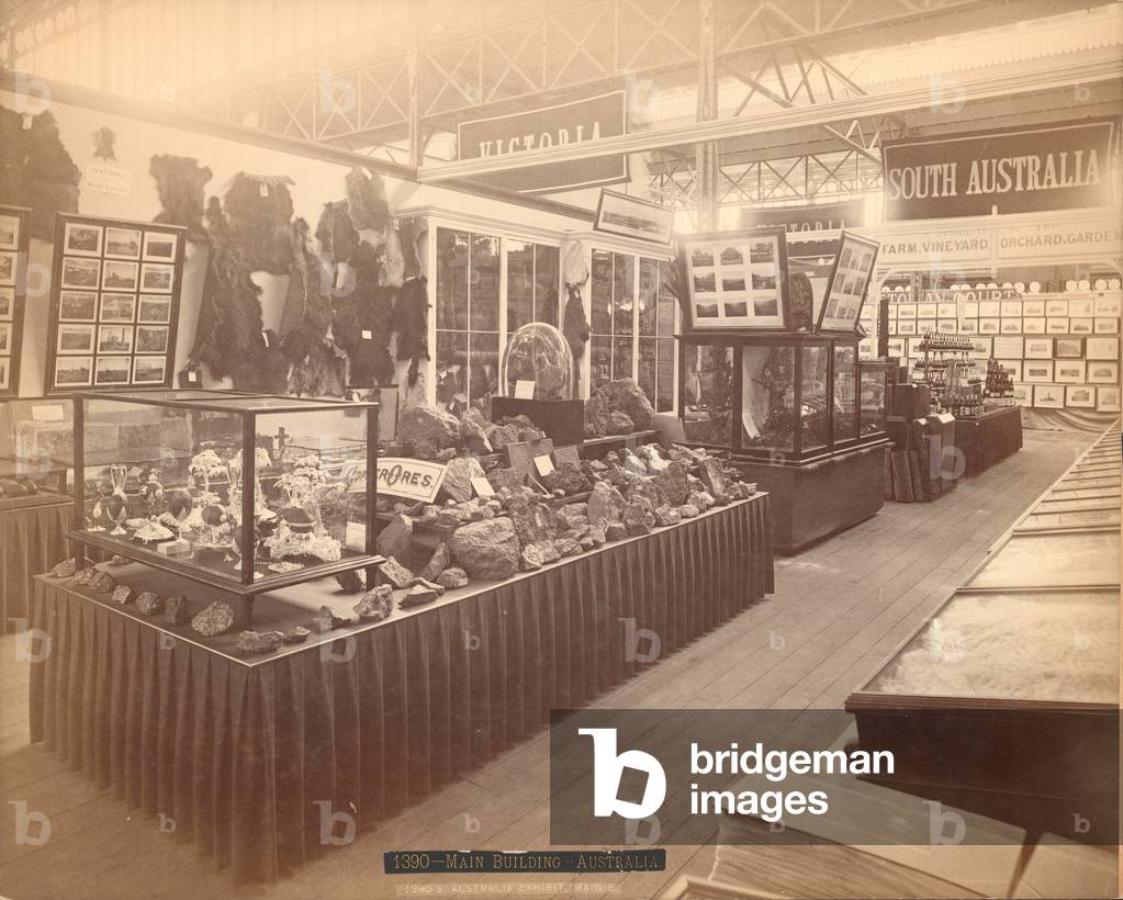 South Australian Exhibit, Main Building, Centennial International Exhibition, Philadelphia, 1876 (albumen print)