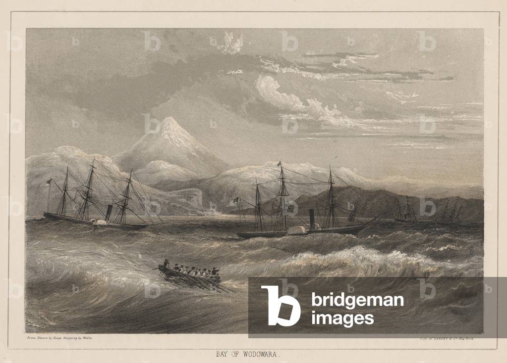 Bay of Wodowara, 1855 (litho)