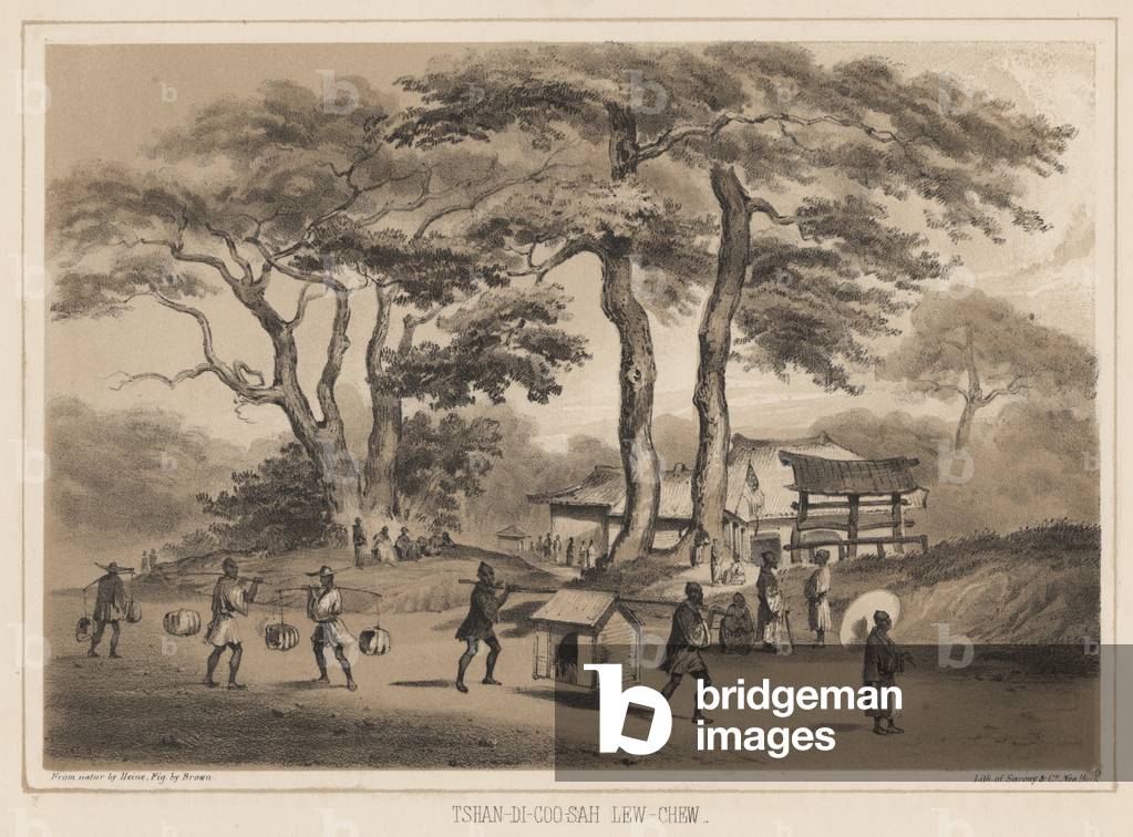 Tshan-Di-Coo-Sah, Lew Chew, 1855 (lithograph)