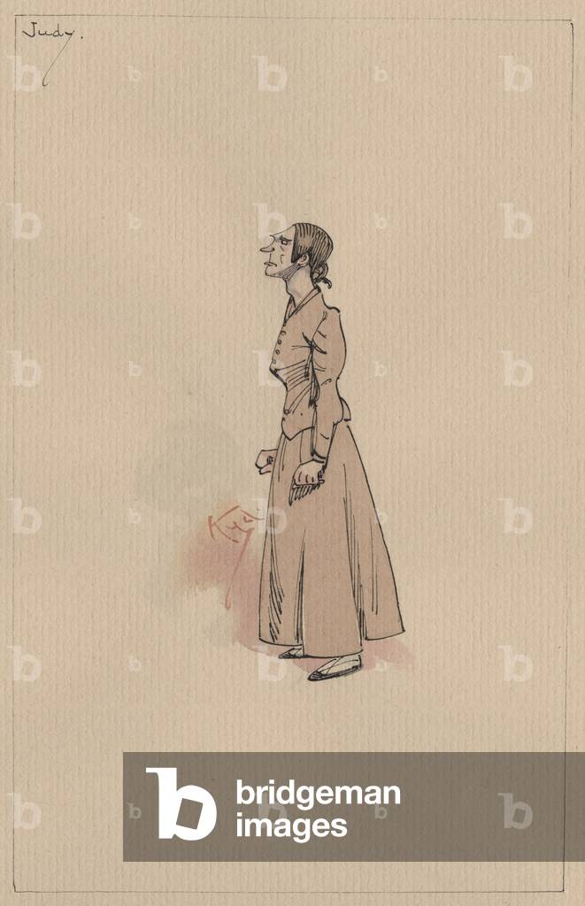 Judy Smallweed, c.1920s (pen & ink with w/c on paper)