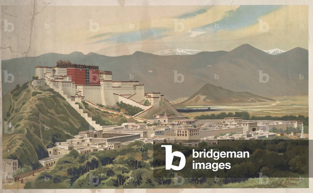 Kawagashi: 3 Years in Tibet (colour litho)