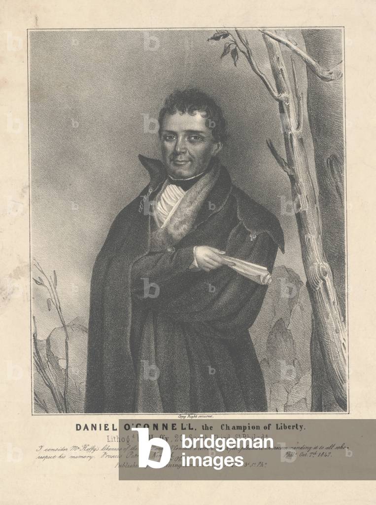 Daniel O'Connell, the Champion of Liberty (litho)