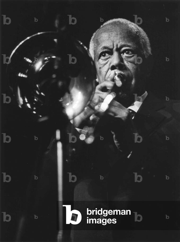Slide Hampton, Oakland, California, 2010 (b/w photo)