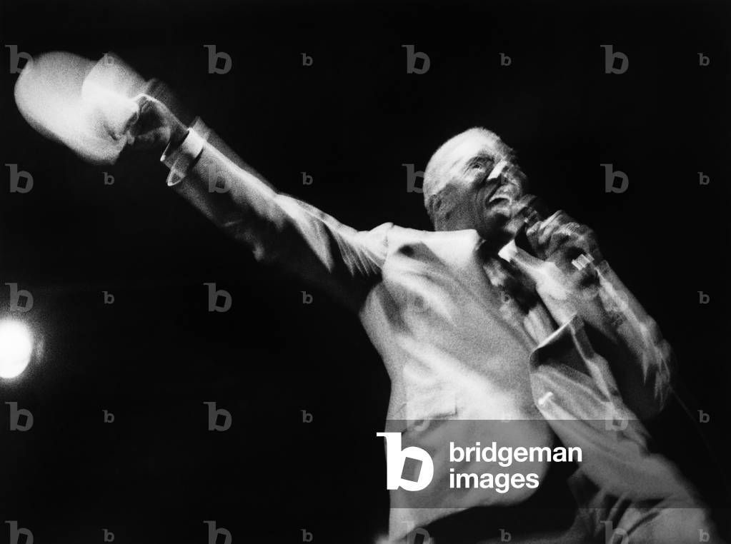 Joe Williams, Napa, California, 1989 (b/w photo)