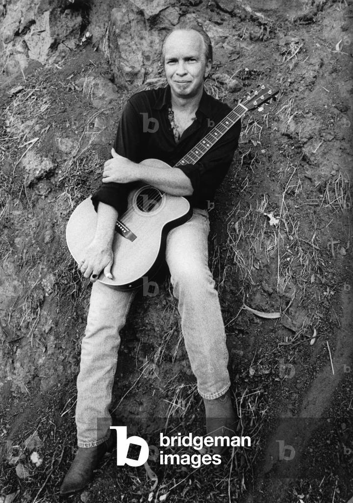 Dave Alvin, Los Angeles, 2000 (b/w photo)