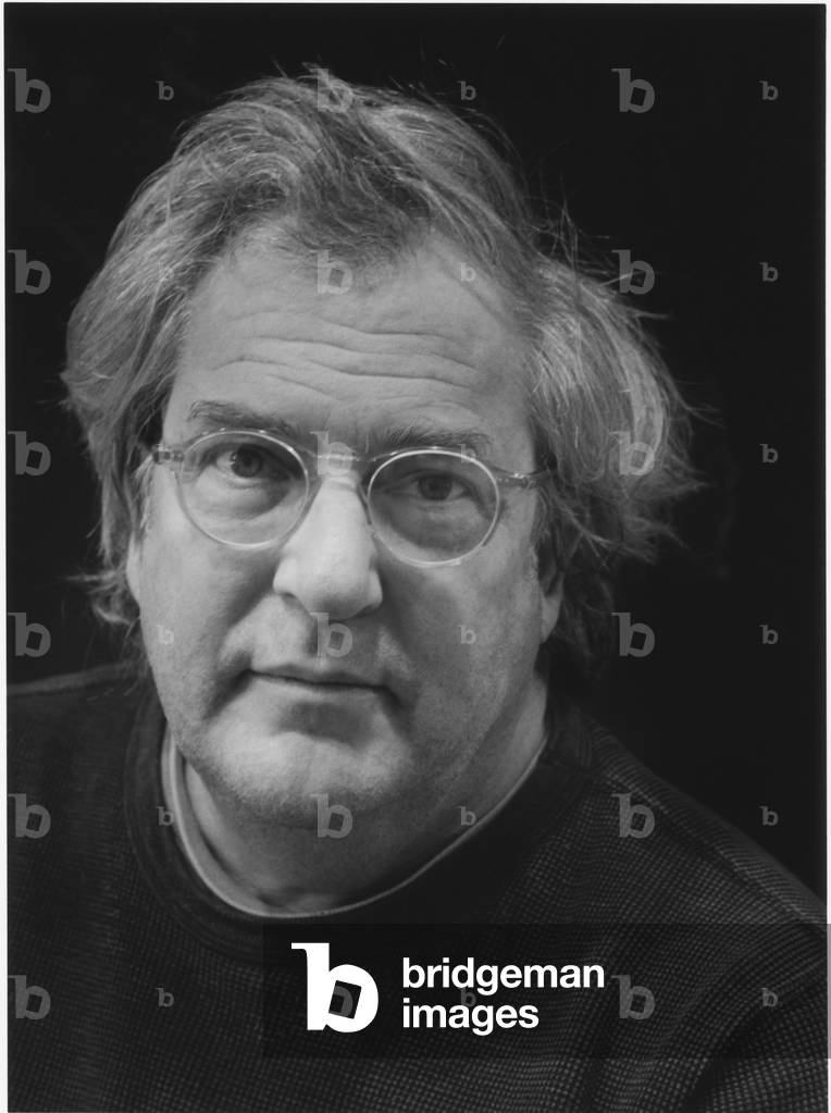 Donald Sultan, New York City, 1992 b/w photo)