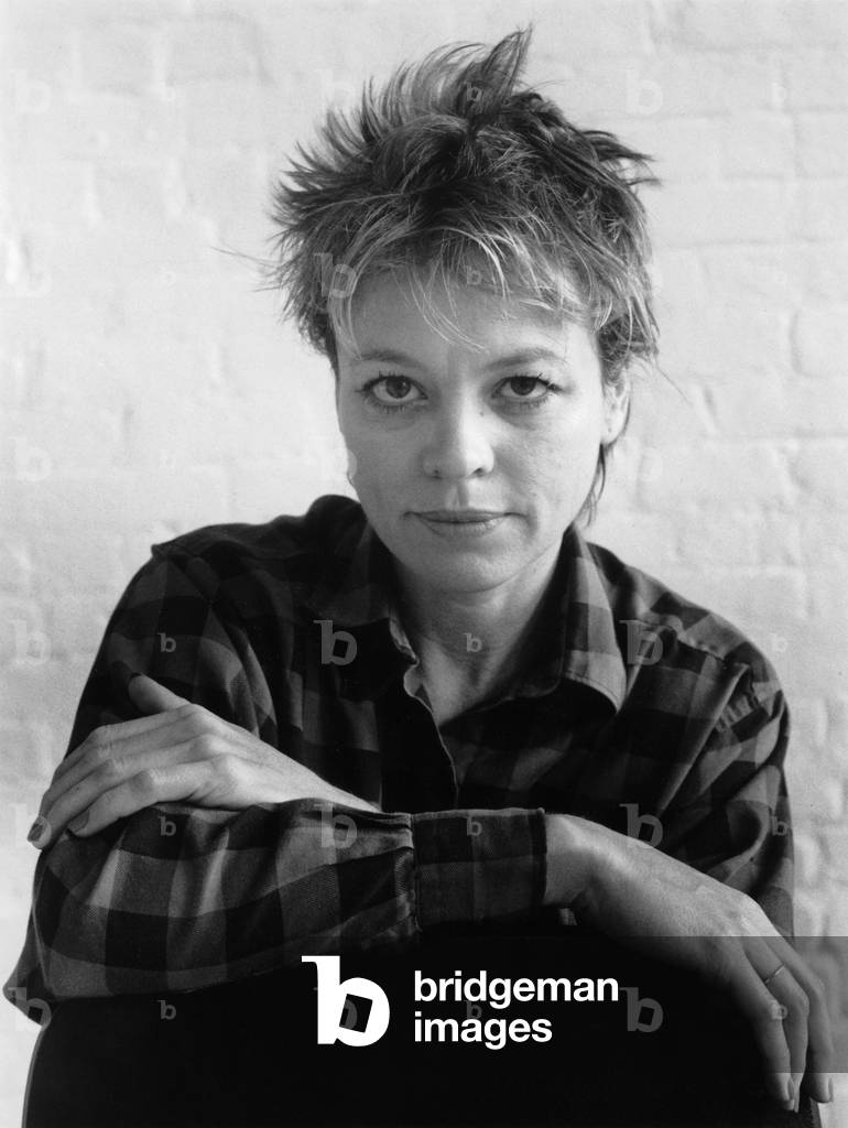 Laurie Anderson, New York City, 1985 (b/w photo)
