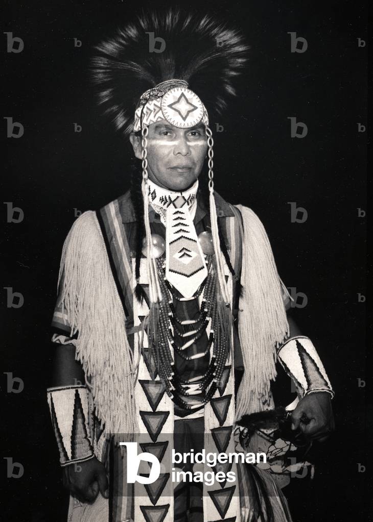Native American (b/w photo)