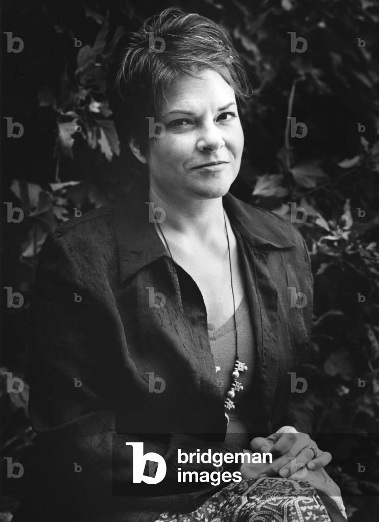 Rosanne Cash, New York City, 2001 (b/w photo)