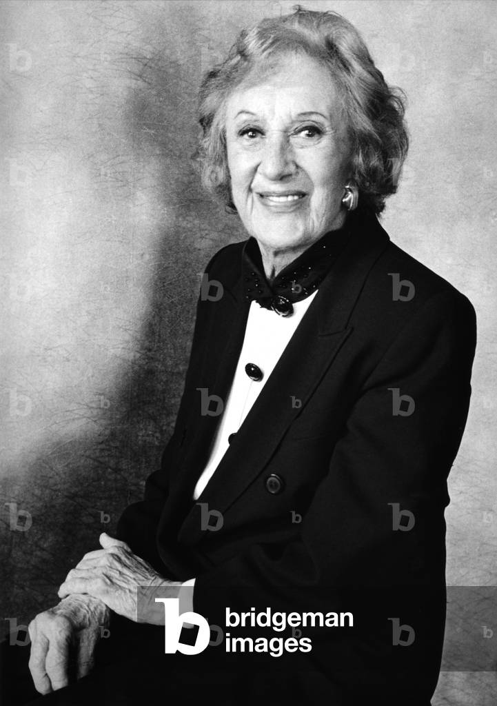 Marian McPartland, Oakland, California, 1999 (b/w photo)