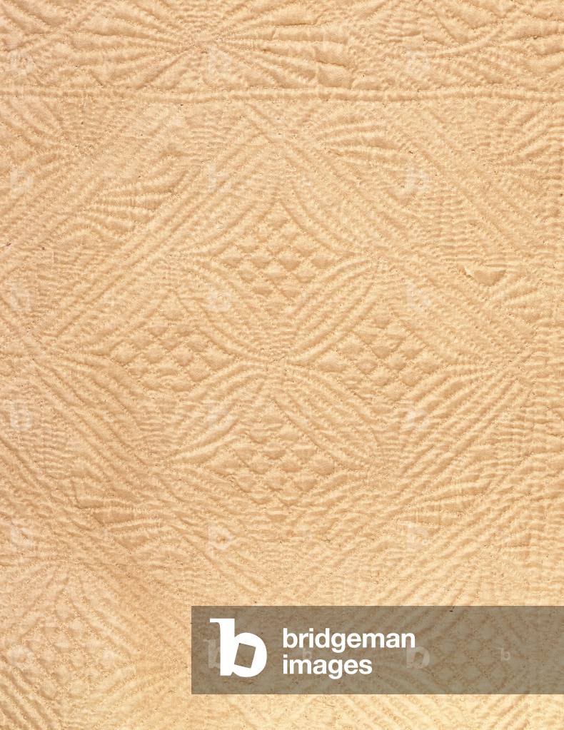 Detail of a child's dress (quilted silk satin) 