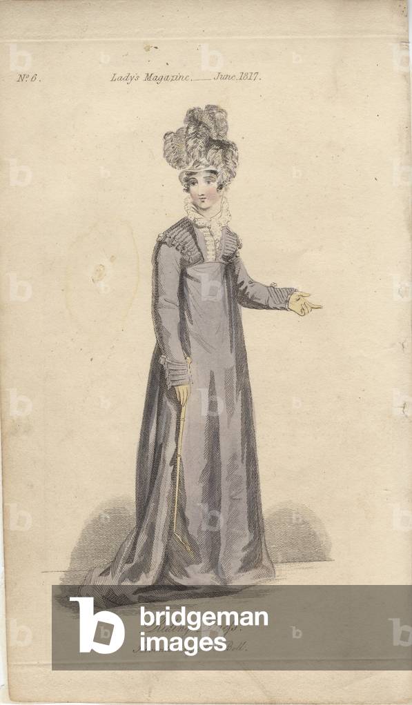 Riding dress (colour litho)