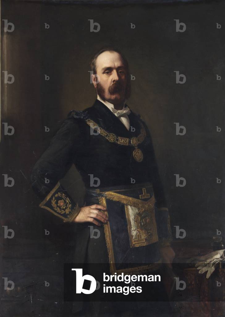 Sir John Braddick Monckton, 1883 (oil on canvas)